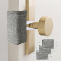 Door Silencer Door Latch Covers Padded Cushion Quiet Closer Door Lock Cover by WARMTONE