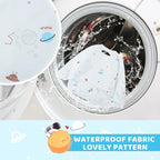 Little Dimsum Baby Bib with Pocket Waterproof Toddler Bibs Infant Feeding Bibs - Image 6