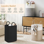 Laundry Basket, Woven Cotton Rope Laundry Hamper, 40L Versatile Storage - Image 4