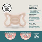 Suavinex Zero Zero Silicone Baby Pacifier w/SX Pro Physiological Pacifier Nipple - Image 6