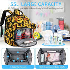 KABAQOO Diaper Bag Backpack - Image 2