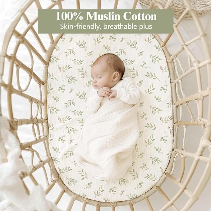 3 Pack Muslin Changing Pad Covers - Image 2
