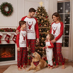 Awoscut Christmas Family Matching Pajamas Christmas Pjs Holiday Nightwear - Image 2