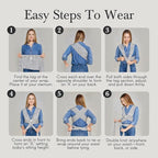 Solly Baby Wrap, Buttery-Soft Baby Carrier Newborn to Toddler 8-25 Lbs. - Image 4