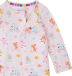 Magnetic Me Girls Modal Magnetic Baby Footie Pajamas | Silky Soft Modal Fabric - Image 2