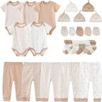Newborn Layette Gift Set Bodysuits Pants by MAMIMAKA