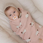 Luxury Knit Baby Receiving Blanket - Image 2