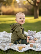 Fommy Newborn Baby Boy Clothes Plaid Letter Print Long Sleeve Hoodies + Long - Image 5