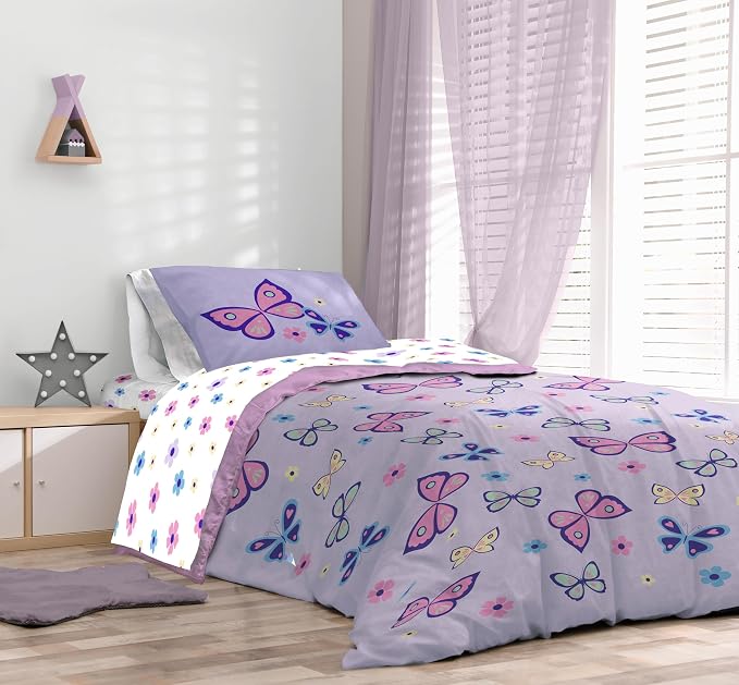 Sunny Side Up Butterfly Twin Comforter Set - Image 7
