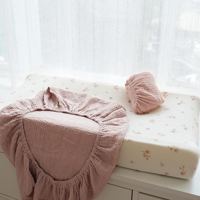 3 Pack Muslin Changing Pad Covers - Image 7