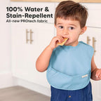 3-Pack Waterproof Baby Bibs for Eating - Image 2