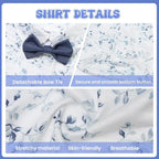 Baby Boy Clothes Suits Infant Gentleman Wedding Outfit Formal Dress Shirt Vest - Image 4