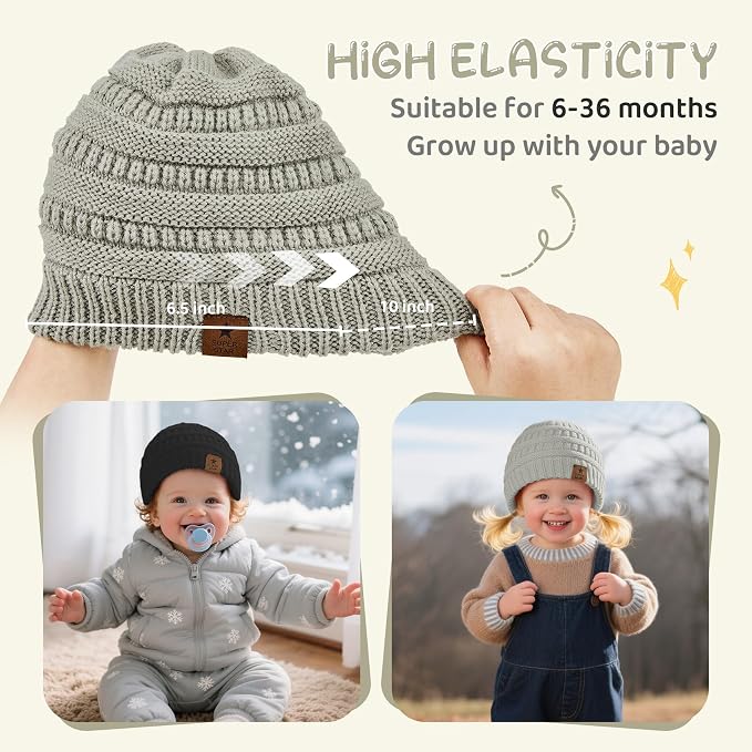 Durio Unisex Baby Beanie - Image 4