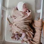 mushie Muslin Baby Swaddle Blanket | 100% Organic Cotton - Image 5