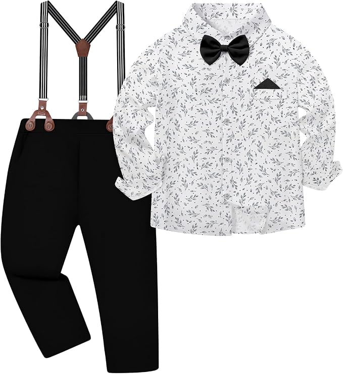 Toddler Boy Outfit Boy Dress Shirt by DISAUR