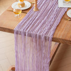 FEXIA 12 Pack Lilac Table Runner 35x120 Inches - Image 2