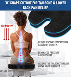 Everlasting Comfort Doctor Recommended Memory Foam Seat Cushion - Image 3