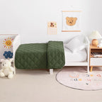 NTBAY Down Alternative Toddler Comforter, Lightweight and Warm Solid Color Baby - Image 4