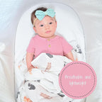 LollyBanks Swaddle Blanket for Boys and Girls, 100% Cotton Muslin Swaddle - Image 2