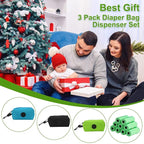 Dingion 3 Pack Diaper Bag Dispenser Set Diaper Trash Dispenser - Image 7