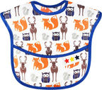 Accmor Baby Bibs, Waterproof Baby Toddler Bibs, Apron Smock Bib - Image 9