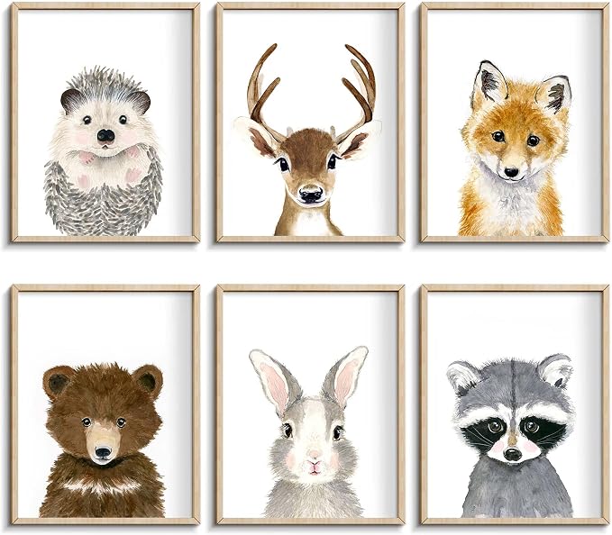 Jungle Nursery Safari Animal Decor by CALMART