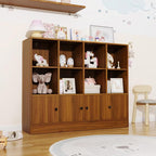 Brown Bookshelf, Wood Bookcase - Image 3