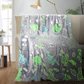 Glow in the Dark Dinosaur Kids Blanket by TEHALK