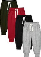 HXP 4 Pack Toddler Boys Sweatpants Pure Cotton Toddler Sweatpants Boys Kids by Unknown