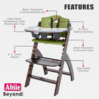 Abiie Beyond Junior Wooden High Chair - Image 2