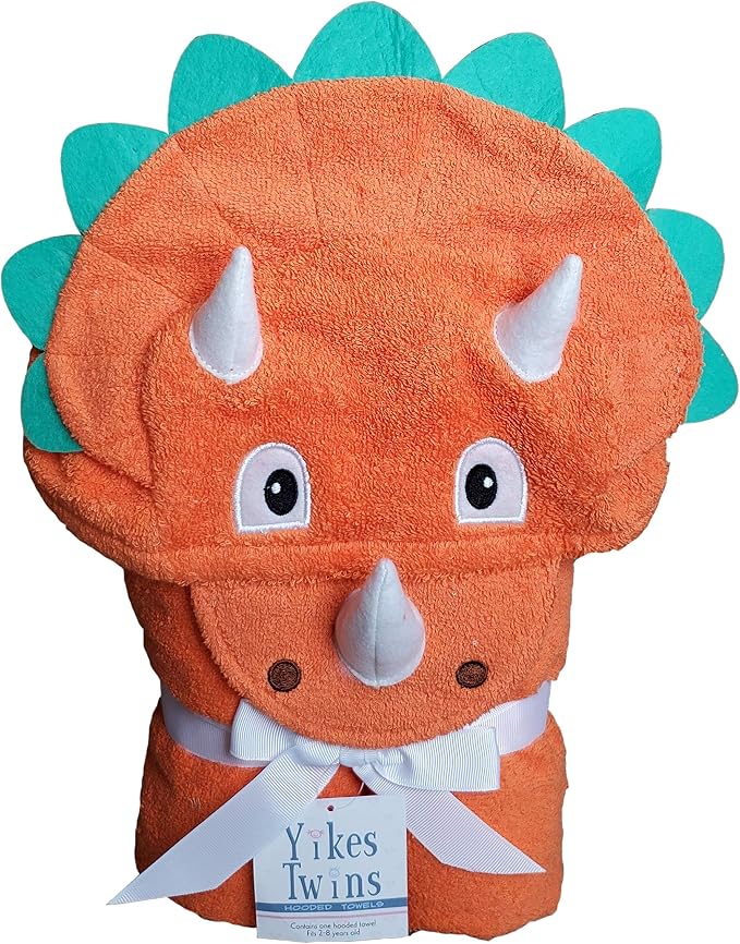 Hooded Baby Towel for Kids 2-8 | Large 100% Cotton Baby Towel for Boys or Girls by YikesTwins