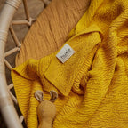 Knitted Organic Cotton Baby Blanket- Swaddle Blanket - Image 4