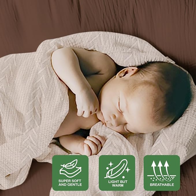 Organic Cotton Baby Blanket - Image 3