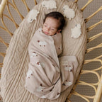Knit Baby Swaddle Blanket for Boys - Image 4