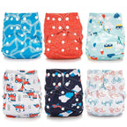 Simple Being Reusable Cloth Diapers, One Size Adjustable, Washable Soft - Image 2