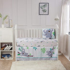 La Premura Baby Koala Nursery Crib Bedding Set, 3 Piece Standard Size Crib Set - Image 2