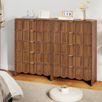 5 Drawer Dresser for Bedroom Set of 2, Modern Closet Chest of Drawers - Image 5