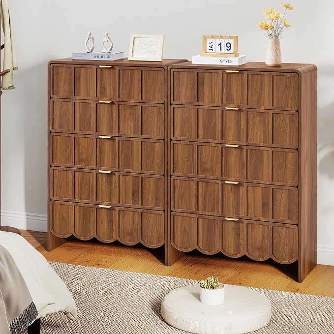 5 Drawer Dresser for Bedroom, Modern Closet Chest of Drawers - Image 6
