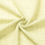 Tollpiz Short Linen Curtain Bedroom Rod Pocket Semi Sheer Curtains Burlap Light - Image 9
