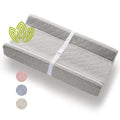 Organic Cotton Contoured Baby Changing Pad w/Waterproof Foam Mattress, Includes by Modera