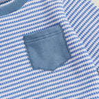 Toddler Baby Boy Fall Clothes Waffle Outfit Long Sleeve Color Blocking - Image 3