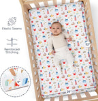 GROW WILD Nautical & Ships Baby Crib Sheets - Image 4