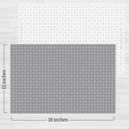 Gray and White Disposable Placemats - Image 5