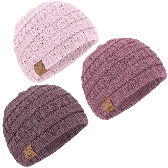 3-Pack Baby Beanies for Boys, Girls by KeaBabies