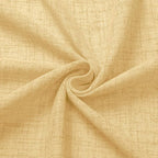 Tollpiz Short Linen Curtain Bedroom Rod Pocket Semi Sheer Curtains Burlap Light - Image 9