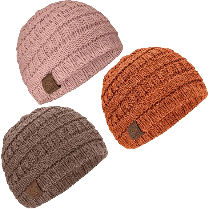 KeaBabies 3-Pack Baby Beanies for Boys, Girls by KeaBabies