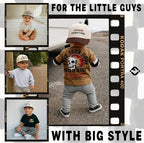 Funky Junque Premium Kids Trucker Hat Vintage Snapback Baseball Cap - Image 2