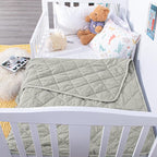 NTBAY Down Alternative Toddler Comforter, Lightweight and Warm Solid Color Baby - Image 5