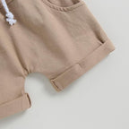 Rtnnsbbfcm Newborn Baby Boy Summer Clothes Short Sleeve Color Block Front - Image 6