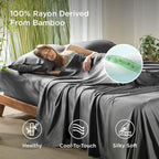Bedsure King Size Sheets Set, Cooling Sheets - Image 3